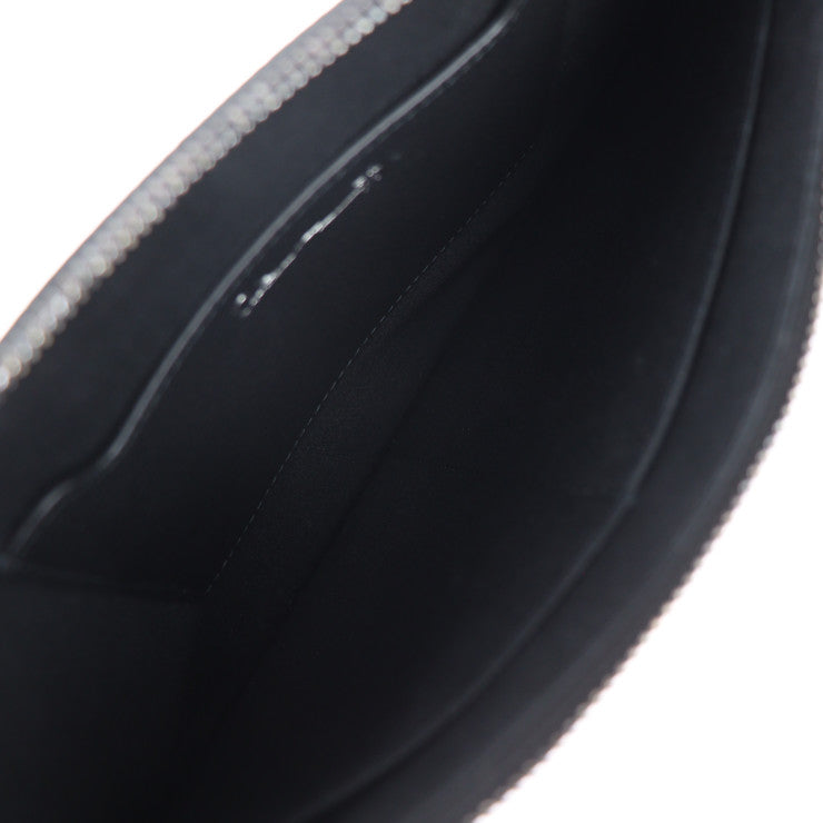 美品 Christian Dior クリスチャンディオール カクタス ジャック コラボ セカンドバッグ 2ESCA338SOT H03E カーフスキン ブラック シルバー金具 リストレット クラッチバッグ ポーチ