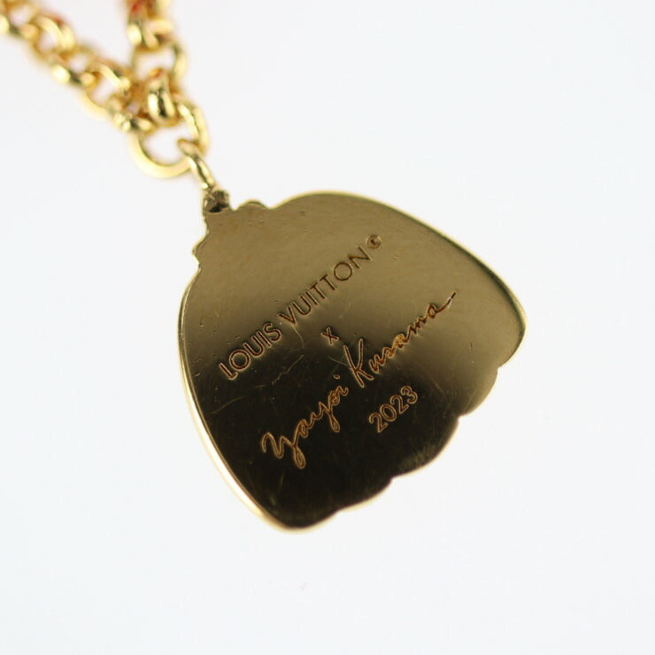 超美品 LOUIS VUITTON ルイ ヴィトン ブラスレ・LV アイコニック インフィニティ ドット LV×YK 草間彌生コラボ ブレスレット M0970A メタル ゴールド レッド ホワイト ビトン