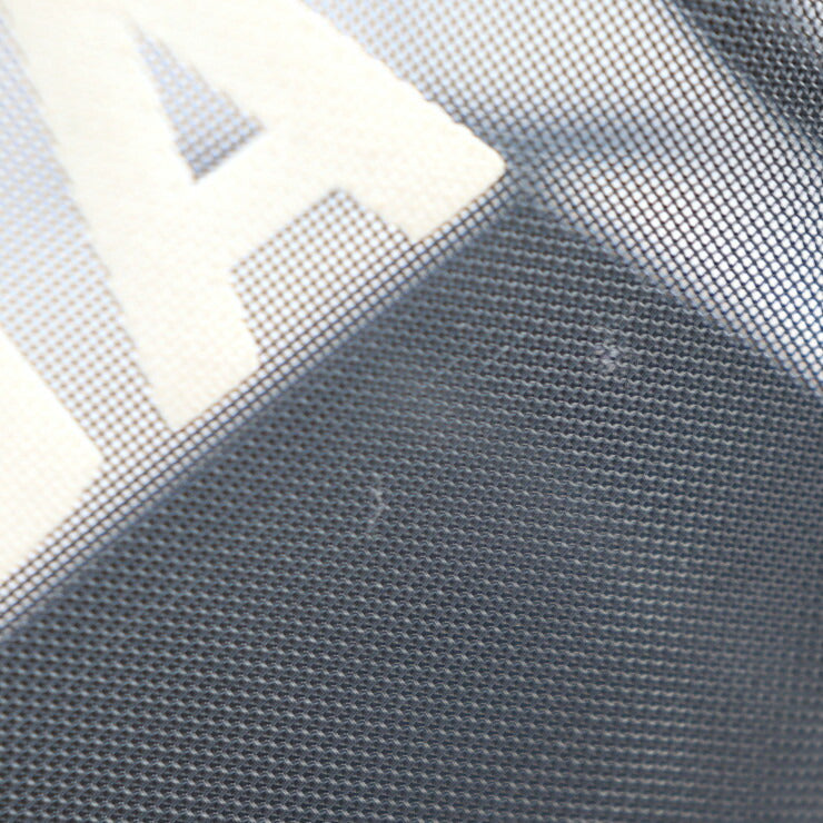 美品 BALENCIAGA バレンシアガ デューティーフリー トートバッグ 741602 メッシュ×レザー ブラック シルバー金具 ショルダーバッグ ロゴ ポーチ付き チェーン