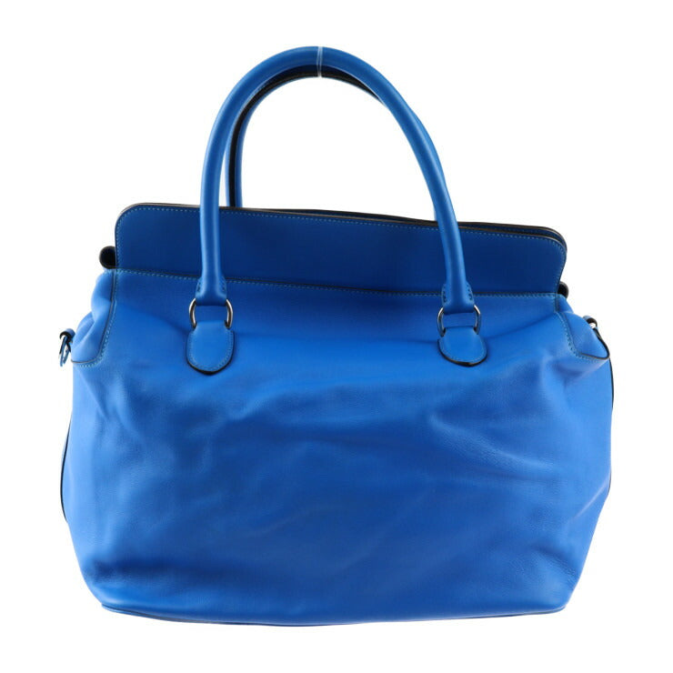 美品 HERMES エルメス ツールボックス 33 ハンドバッグ - ヴォースイフト ブルーイドラ シルバー金具 2WAY ショルダーバッグ ボストンバッグ ターンロック □Q刻印