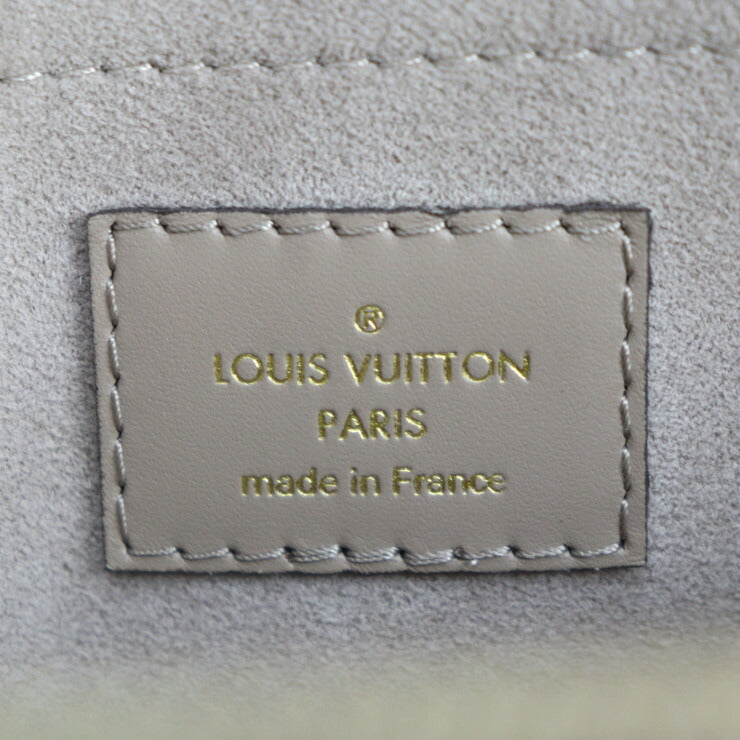 美品 LOUIS VUITTON ルイ ヴィトン モンテーニュBB ジャイアント モノグラム アンプラント ハンドバッグ M45489 レザー トゥルトレール ベージュ系 クレーム ゴールド金具 2WAY ショルダーバッグ ビトン