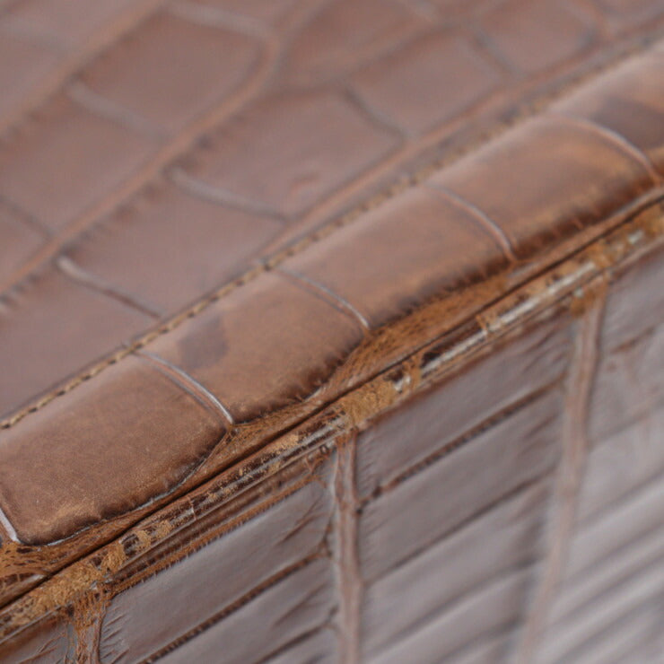 LOUIS VUITTON ルイ ヴィトン アルマ ハンドバッグ N90002 アリゲーターマット CAMEL キャメル ゴールド金具 クロコ エキゾチックレザー ブラウン 2WAY