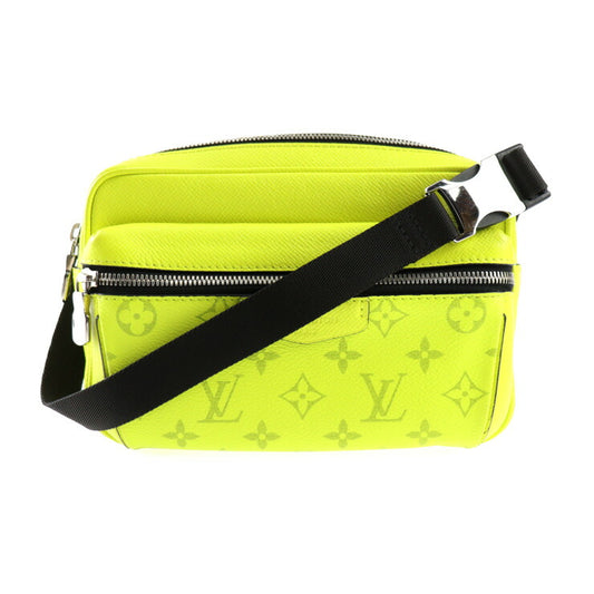 美品 LOUIS VUITTON ルイ ヴィトン バムバッグ アウトドア タイガラマ ボディバッグ M30251 PVC レザー ジョーヌ イエロー ブラック