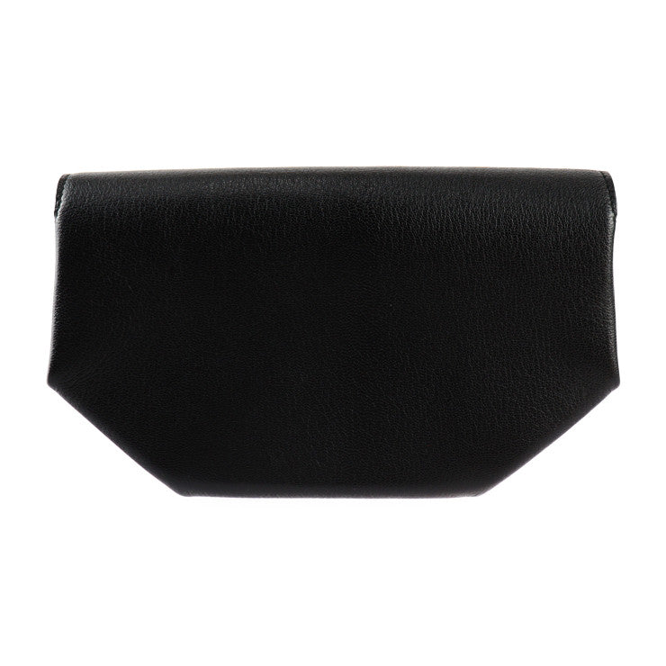 美品 HERMES エルメス OPLI オプリ クラッチバッグ 071966CK シェーブル ブラック シルバー金具