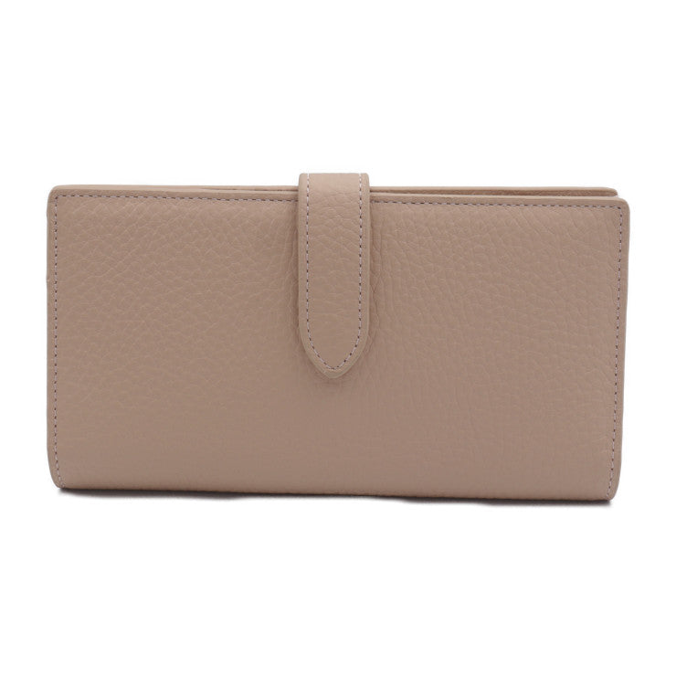 超美品 COCOCELUX GOLD ココセリュックス ゴールド 二つ折り財布 長財布 - GOLDヘラクレス シュリンクレザー ベージュ系 ゴールド金具 ロングウォレット