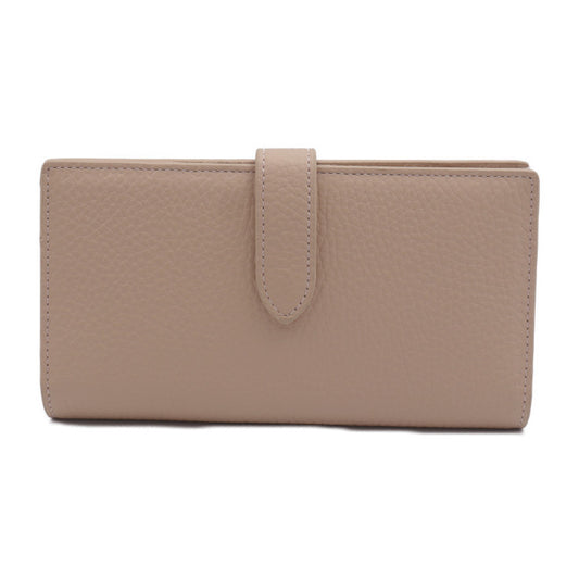 超美品 COCOCELUX GOLD ココセリュックス ゴールド 二つ折り財布 長財布 - GOLDヘラクレス シュリンクレザー ベージュ系 ゴールド金具 ロングウォレット