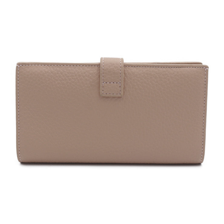 超美品 COCOCELUX GOLD ココセリュックス ゴールド 二つ折り財布 長財布 - GOLDヘラクレス シュリンクレザー ベージュ系 ゴールド金具 ロングウォレット