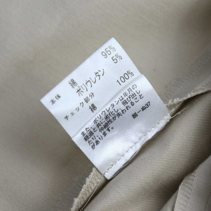 BURBERRY バーバリー ブレザー バーバリー ロンドン テーラードジャケット - 表記サイズ 150A 綿95％ ポリウレタン5％ ベージュ 三つボタン エンブレム 刺繍