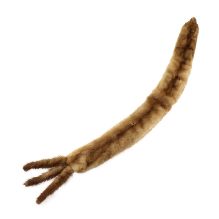 David Green デビッド グリーン 襟巻 マフラー - ミンク ブラウン ティペット 毛皮