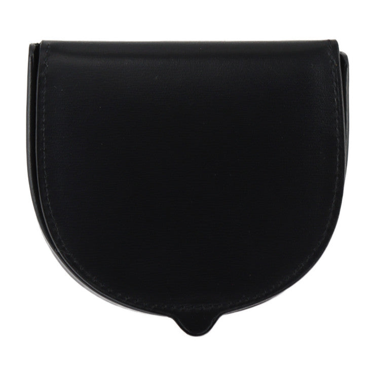 美品 CARTIER カルティエ パシャ コインケース L3000129 カーフレザー ブラック シルバー金具 小銭入れ