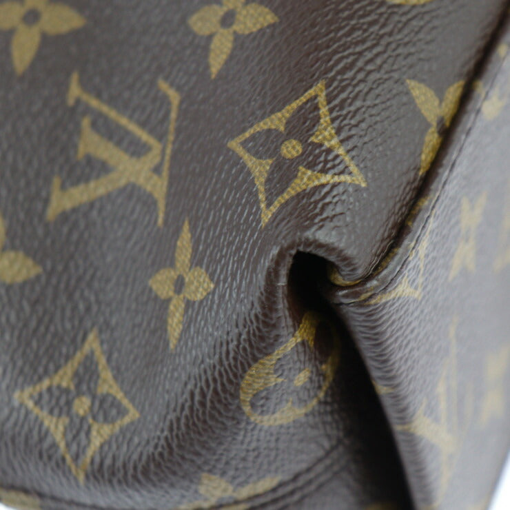 LOUIS VUITTON ルイ ヴィトン テュイルリー ブザス モノグラム ハンドバッグ M43441 PVC カーフレザー ブラウン マリーヌボルドー ゴールド金具 2WAY ショルダーバッグ ネイビー系