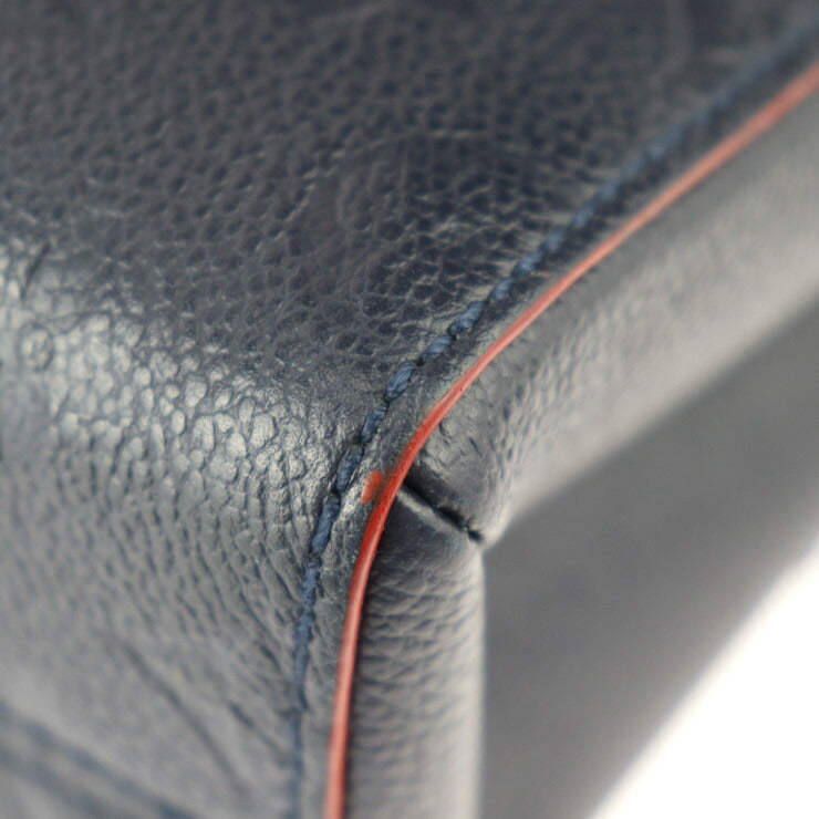 LOUIS VUITTON ルイ ヴィトン ヴァヴァンPM モノグラムアンプラント ショルダーバッグ M52271 レザー マリーヌルージュ ゴールド金具 フラップ チェーン ビトン ネイビー系