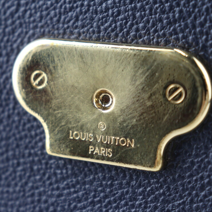 LOUIS VUITTON ルイ ヴィトン ヴァヴァンPM モノグラムアンプラント ショルダーバッグ M52271 レザー マリーヌルージュ ゴールド金具 フラップ チェーン ビトン ネイビー系