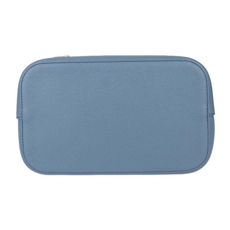 超美品 LOUIS VUITTON ルイ ヴィトン ロックミー・バケット ハンドバッグ M51413 トリヨンレザー ブルージーン シルバー金具 2WAY ショルダーバッグ ターンロック