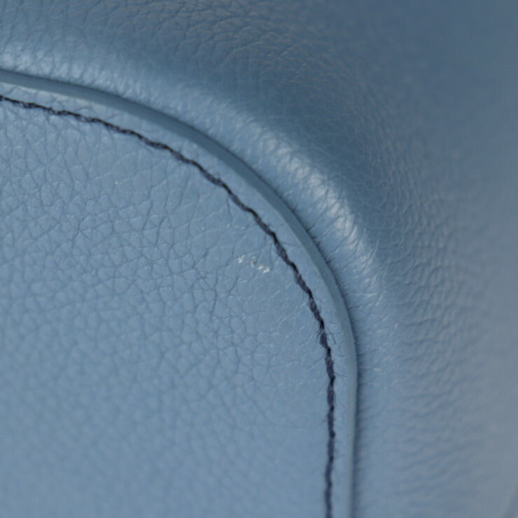 超美品 LOUIS VUITTON ルイ ヴィトン ロックミー・バケット ハンドバッグ M51413 トリヨンレザー ブルージーン シルバー金具 2WAY ショルダーバッグ ターンロック