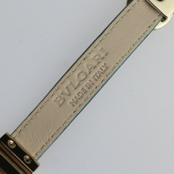 超美品 BVLGARI ブルガリ ドッピオトンド ダブルコイル ブレスレット ブルガリブルガリ ブレスレット 285116 レザー グリーン ゴールド金具 2重ブレス