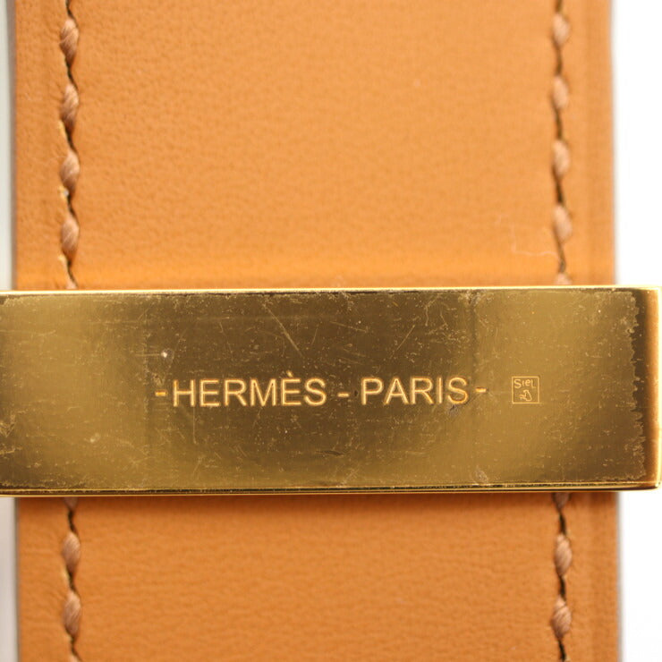 超美品 HERMES エルメス メドール コリエドシアン 24 ブレスレット - 表記サイズ T2 ニロティカスマット クロコダイル ライム イエロー系 ゴールド金具 Z刻印