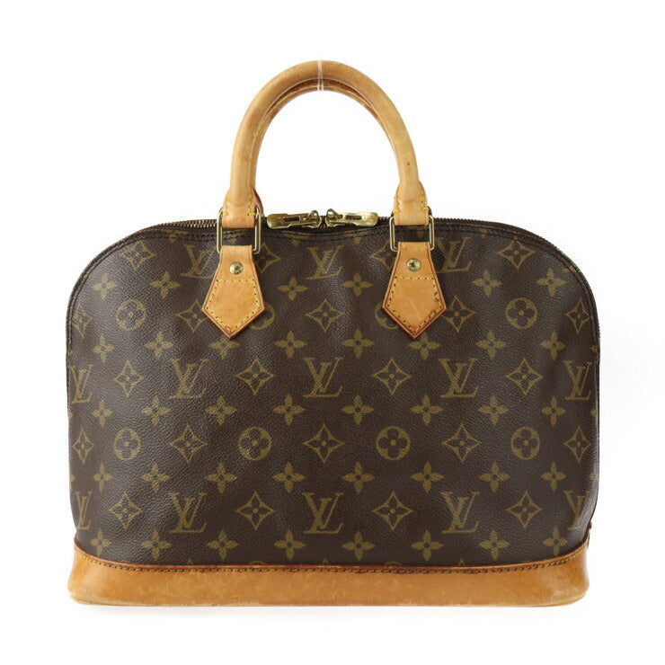 LOUIS VUITTON ルイ ヴィトン アルマ PM ハンドバッグ M53151 モノグラムキャンバス レザー ブラウン ゴールド金具 ビトン