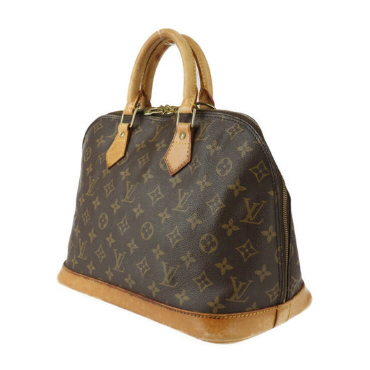 LOUIS VUITTON ルイ ヴィトン アルマ PM ハンドバッグ M53151 モノグラムキャンバス レザー ブラウン ゴールド金具 ビトン