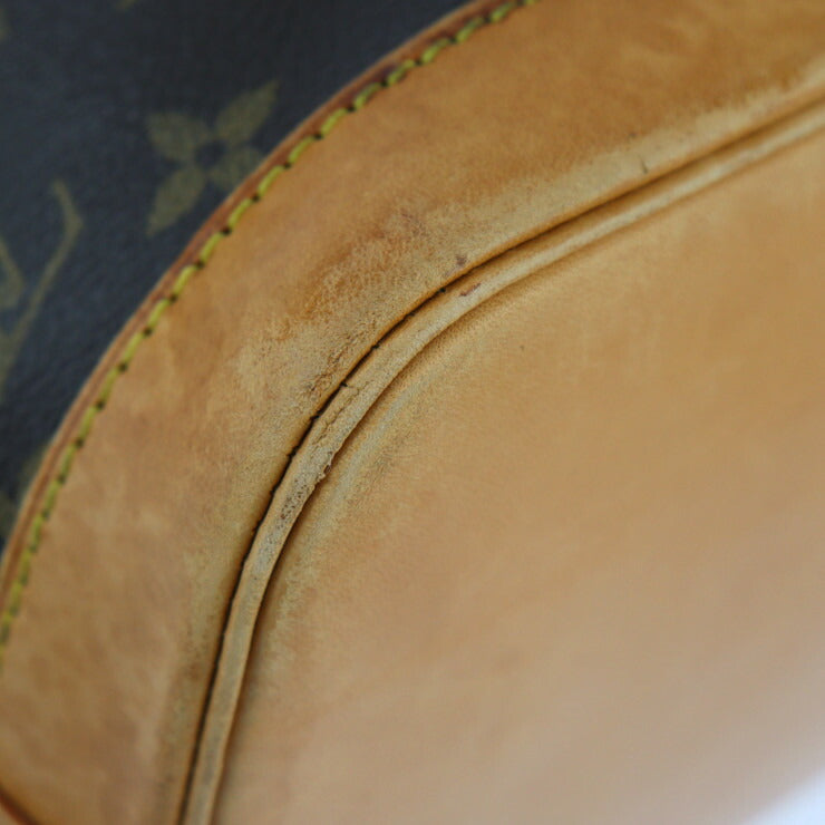 LOUIS VUITTON ルイ ヴィトン アルマ PM ハンドバッグ M53151 モノグラムキャンバス レザー ブラウン ゴールド金具 ビトン