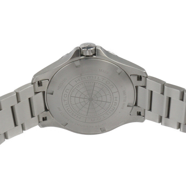 超美品 HAMILTON ハミルトン カーキネイビー スキューバ オート 腕時計 H82525160 ステンレススチール シルバー グリーン文字盤 自動巻き