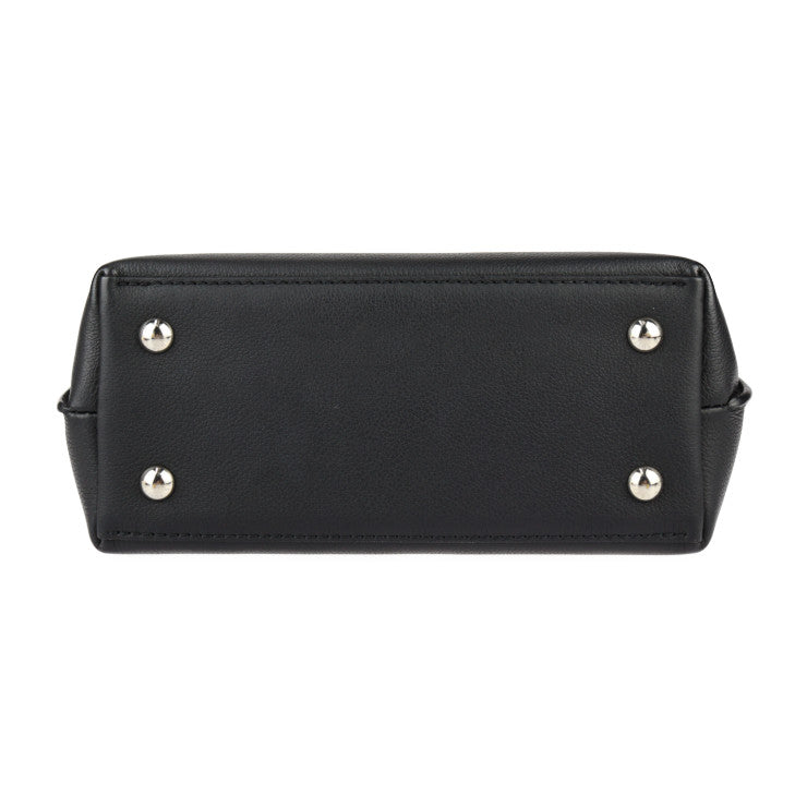 美品 LOUIS VUITTON ルイ ヴィトン ロックミー エヴァー ミニ  ハンドバッグ M20997 グレインカーフレザー ブラック シルバー金具 2WAY ショルダーバッグ ターンロック ビトン チェーン