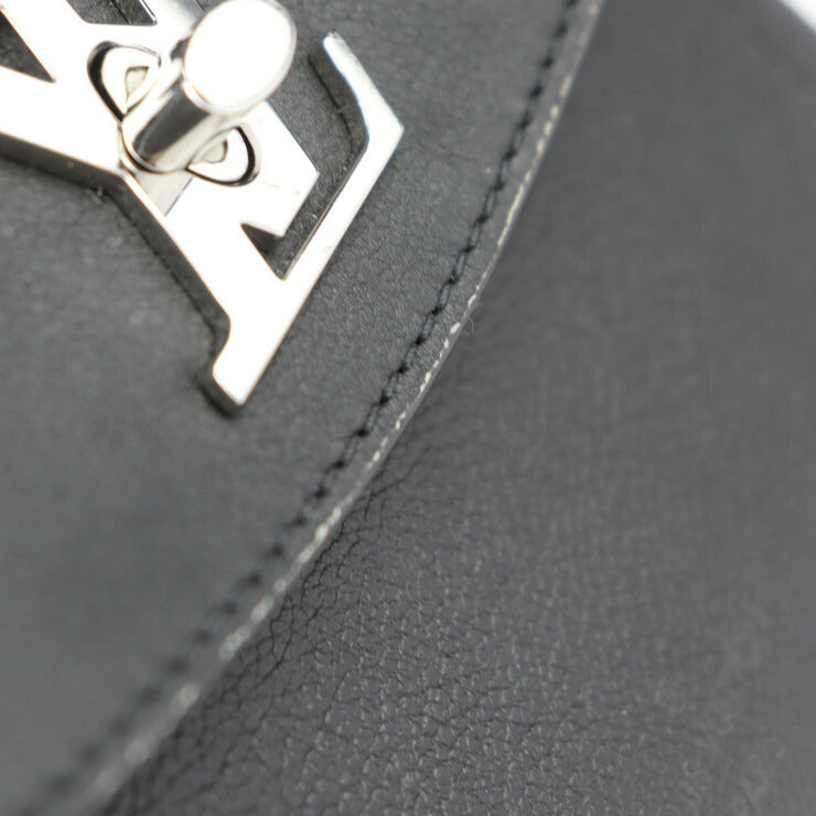 美品 LOUIS VUITTON ルイ ヴィトン ロックミー エヴァー ミニ  ハンドバッグ M20997 グレインカーフレザー ブラック シルバー金具 2WAY ショルダーバッグ ターンロック ビトン チェーン