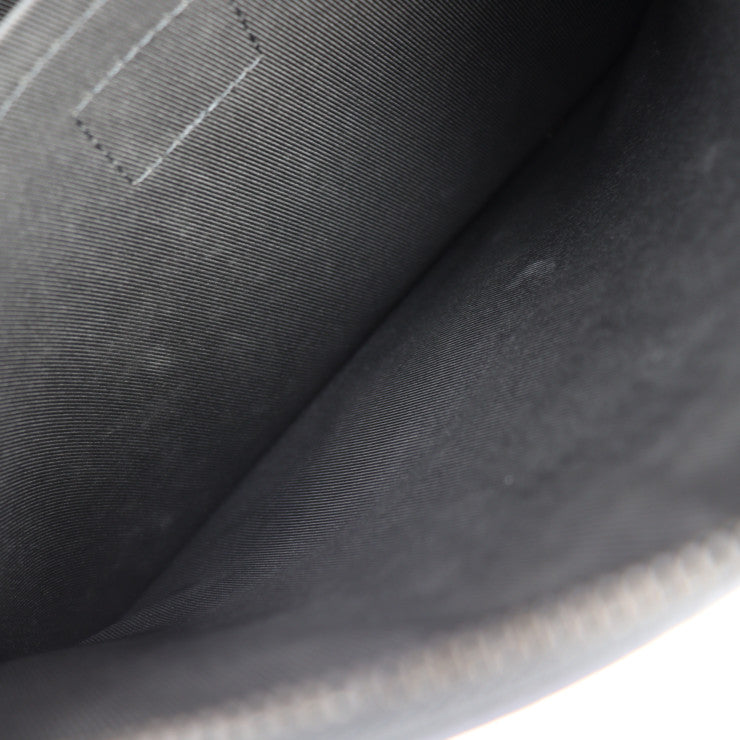 LOUIS VUITTON ルイ ヴィトン ポシェット トゥ ゴー モノグラムシャドウ セカンドバッグ M82321 カーフ BLEU NAVY RIVER ブルーネイビーリバー ブラック金具 リストレット クラッチバッグ ポーチ ビトン