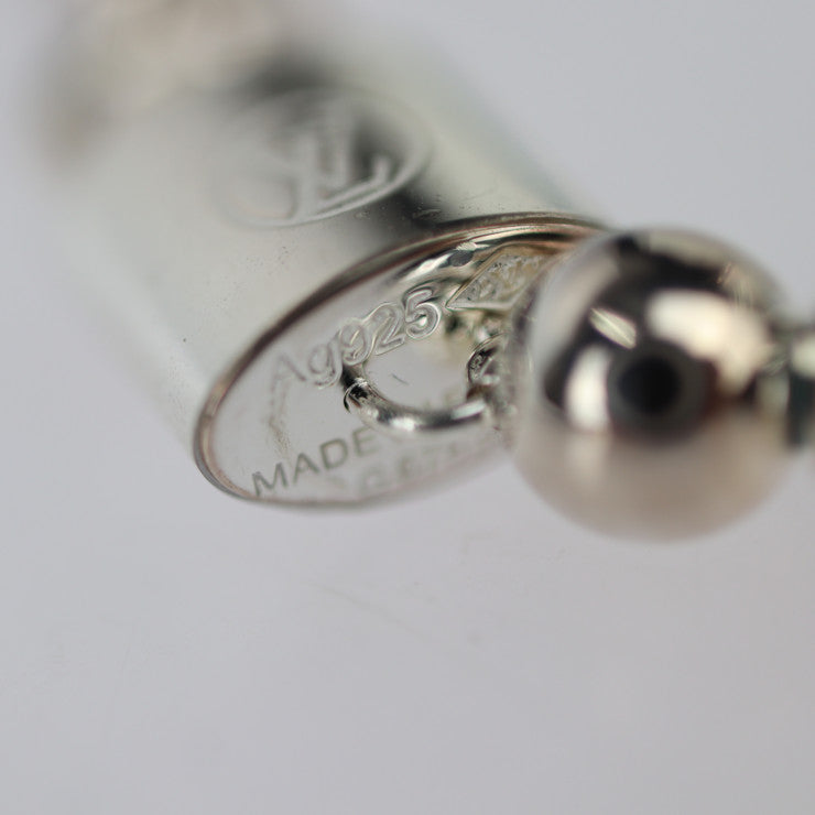 超美品 LOUIS VUITTON ルイ ヴィトン ロックイット ビーズ ブレスレット Q05785 リサイクルポリエステル × Ag925 ブルー シルバー ビトン