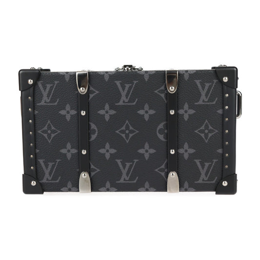 超美品 LOUIS VUITTON ルイ ヴィトン ネオ ウォレット・トランク ショルダーバッグ M20954 モノグラムエクリプス ブラック グレー シルバー金具 クラッチバッグ マルチケース