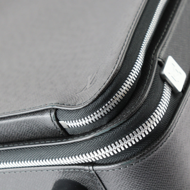 超美品 LOUIS VUITTON ルイ ヴィトン スーツケース ペガス 55 NM タイガ キャリーバッグ M30407 レザー ブラック シルバー金具 キャスター付き 旅行鞄 2輪 TSAロック付き ビトン