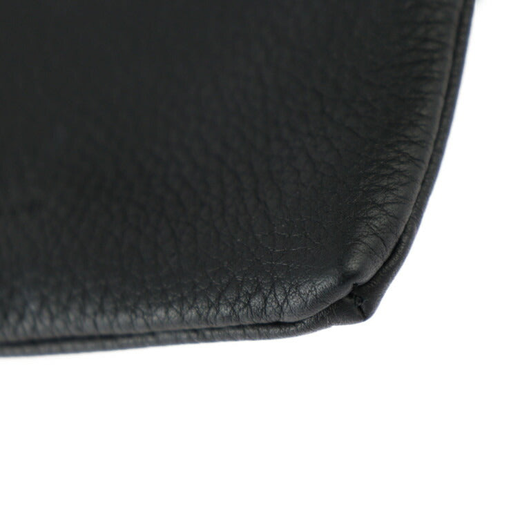 超美品 THE ROW ザ ロウ BOURSE PHONE CASE ブルス フォンケース ショルダーバッグ W1418 L97 レザー ブラック スマホケース マルチポシェット ミニバッグ