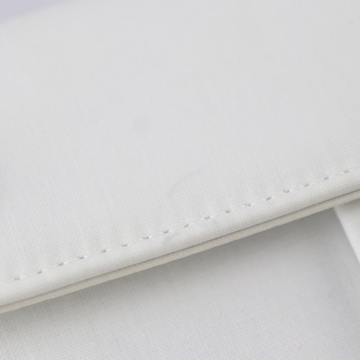 新品未使用展示品 Maison Margiela メゾン マルジェラ NEW LOCK Horizontal ニュー ロック ホリゾンタル ショルダーバッグ SB1WD0002 キャンバス レザー ヤギ革 ホワイト ネイビー系 シルバー金具 2WAY クラッチバッグ クロスボディ ポシェット ヤギ革