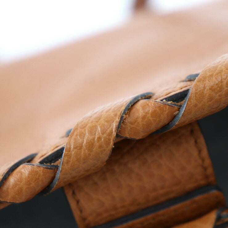 GUCCI グッチ バンブー トートバッグ 354665 レザー ブラウン系 ゴールド金具 ショルダーバッグ タッセル