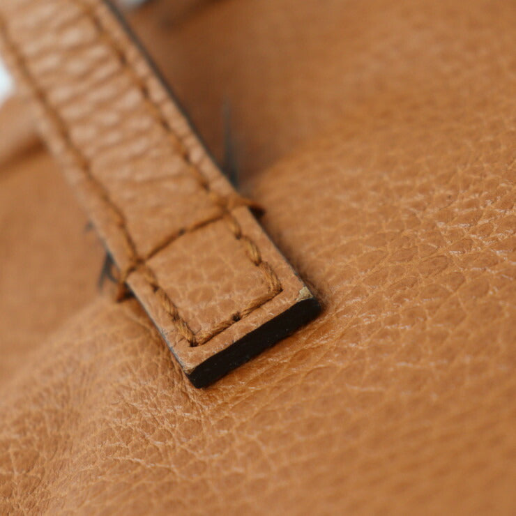 GUCCI グッチ バンブー トートバッグ 354665 レザー ブラウン系 ゴールド金具 ショルダーバッグ タッセル