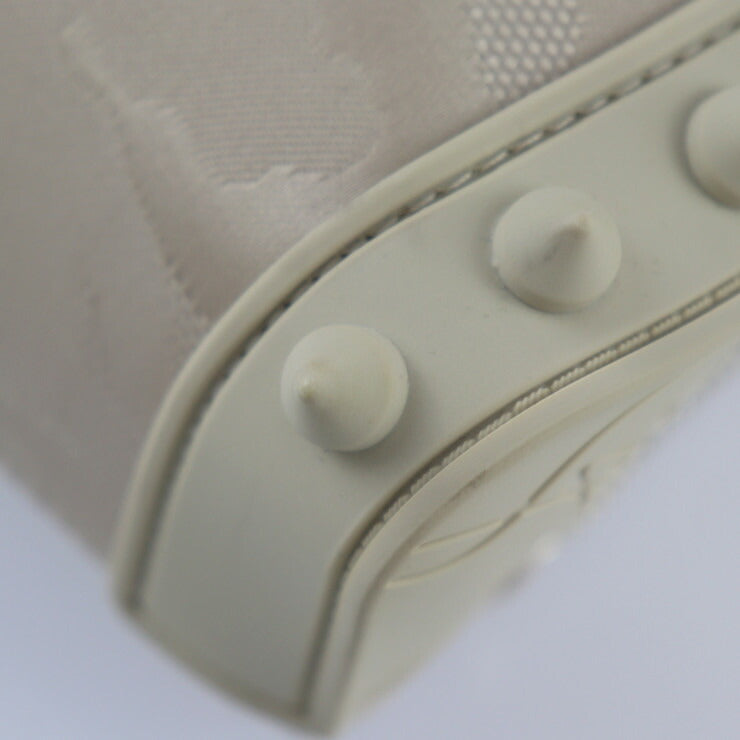 超美品 Christian Louboutin クリスチャンルブタン クロスボディバッグ Loubitown ショルダーバッグ 1225154 キャンバス ラバー ベージュ系 ポシェット カモフラ スパイクスタッズ