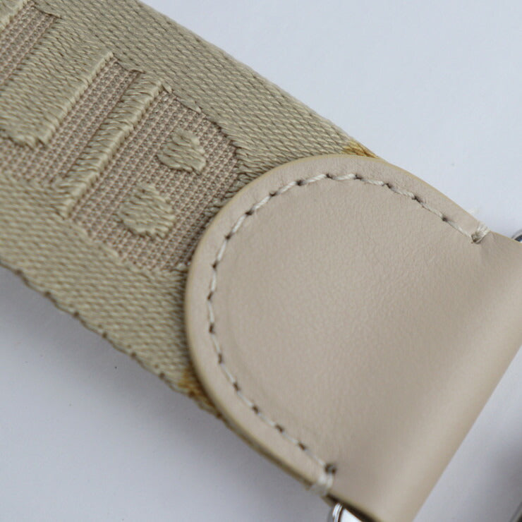 超美品 Christian Louboutin クリスチャンルブタン クロスボディバッグ Loubitown ショルダーバッグ 1225154 キャンバス ラバー ベージュ系 ポシェット カモフラ スパイクスタッズ