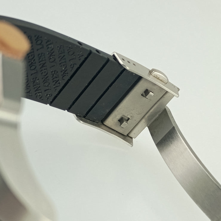 Good condition LONGINES Longines watch HYDROCONQUEST Automatic L3.781.3.58.9 Silver Pink gold Black dial Stainless steel Rubber Men's Automatic Date