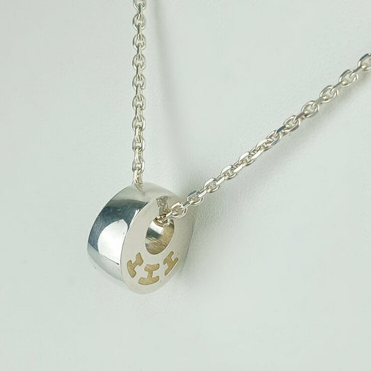 HERMES エルメス ネックレス Pendant CLARTE 2 ペンダント クラルテ 2 104851B-00 シルバー Ag925 レディース チョーカー サークル