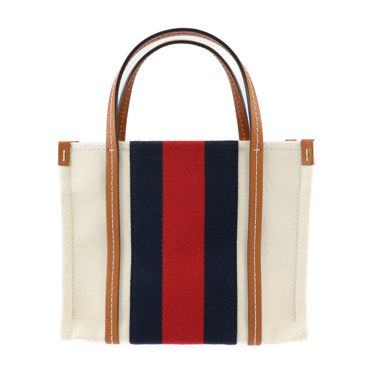 新古未使用展示品 GUCCI グッチ シェリーライン インターロッキングG ミニ トートバッグ ハンドバッグ 727735 キャンバス レザー ベージュ レッド ネイビー グリーン ブラウン ゴールド金具 2WAY ショルダーバッグ