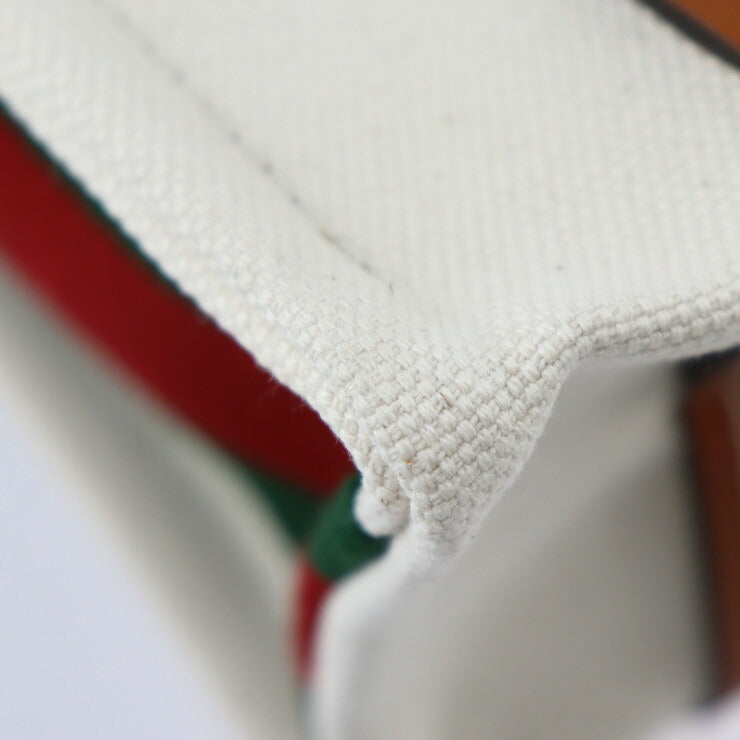 新古未使用展示品 GUCCI グッチ シェリーライン インターロッキングG ミニ トートバッグ ハンドバッグ 727735 キャンバス レザー ベージュ レッド ネイビー グリーン ブラウン ゴールド金具 2WAY ショルダーバッグ