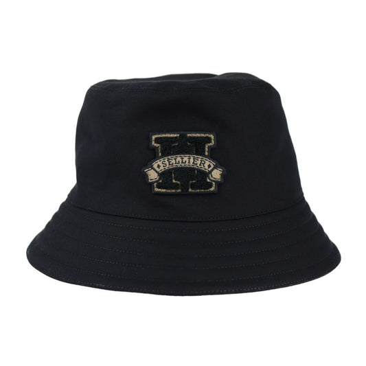 New, unused, display item, HERMES Harper H Serie Hat 232031N, size 58, cotton, black, bucket hat