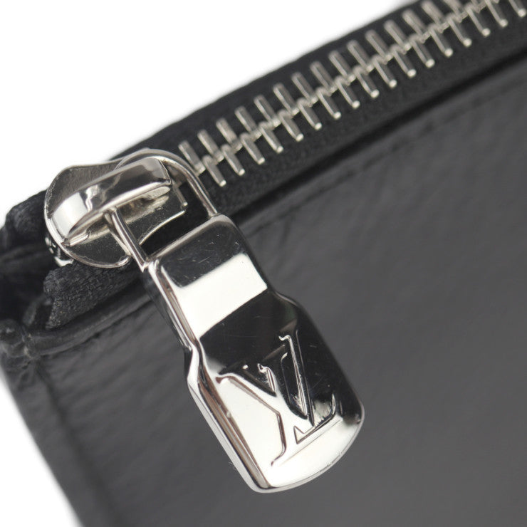 超美品 LOUIS VUITTON ルイ ヴィトン ポシェット ジュール GM クラッチバッグ M67768 トリヨンレザー ノワール ブラック クラッチバッグ ポーチ L字ファスナー ビトン