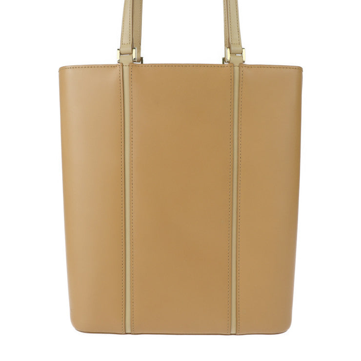 BURBERRY バーバリー トートバッグ ハンドバッグ YD 4351 09 レザー キャメル系 ゴールド金具 ショルダーバッグ
