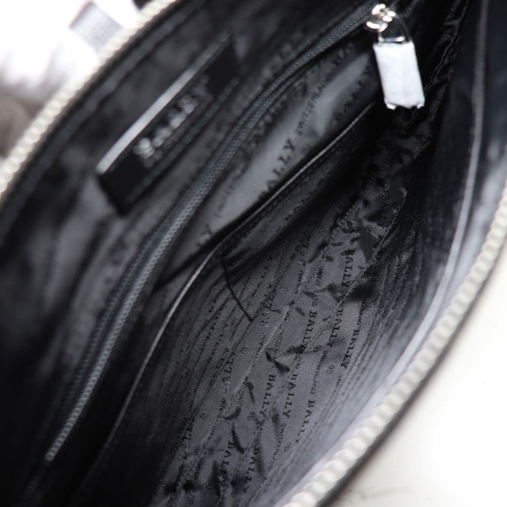 新品未使用展示品 BALLY バリー セカンドバッグ クラッチバッグ FHOLLER.NPR/27 ファブリック MULTI BLUE SKY ブルー 総柄 ナイロン