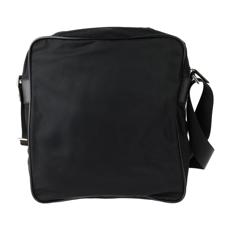 PRADA プラダ トライアングルロゴ ショルダーバッグ V161 ナイロン NERO ブラック シルバー金具 三角ロゴプレート