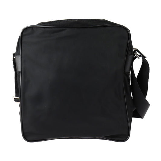 PRADA プラダ トライアングルロゴ ショルダーバッグ V161 ナイロン NERO ブラック シルバー金具 三角ロゴプレート