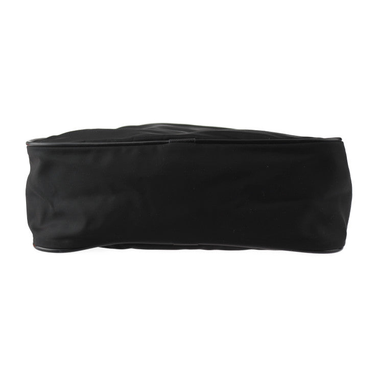 PRADA プラダ トライアングルロゴ ショルダーバッグ V161 ナイロン NERO ブラック シルバー金具 三角ロゴプレート