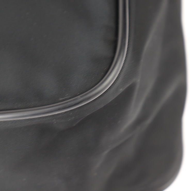PRADA プラダ トライアングルロゴ ショルダーバッグ V161 ナイロン NERO ブラック シルバー金具 三角ロゴプレート