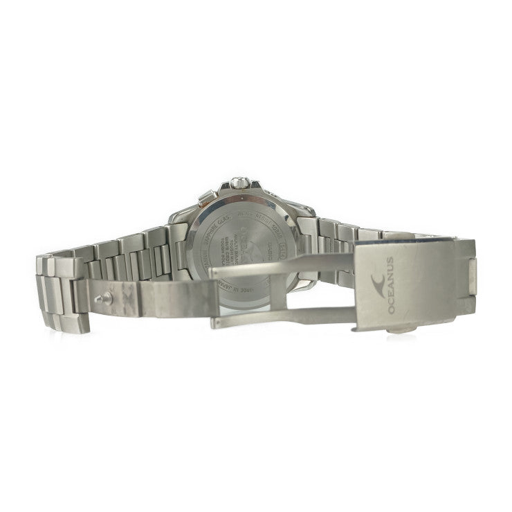 CASIO カシオ 腕時計 OCEANUS オシアナス OCW-T150-1AJF シルバー ブラック文字盤 チタン メンズ ソーラー電波